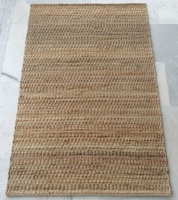 Tapis en jute 100% coton, fait main, durable, style moderne, antidérapant, réversible, tissé et lavable pour une utilisation en intérieur