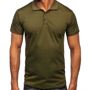Polo de Hombre de Alta Calidad 100% Algodón, Camisas Casuales de Manga Corta con Logotipo Personalizado, Cuello Mao, Servicio OEM, Polo Personalizado para Hombre - Product Image 2