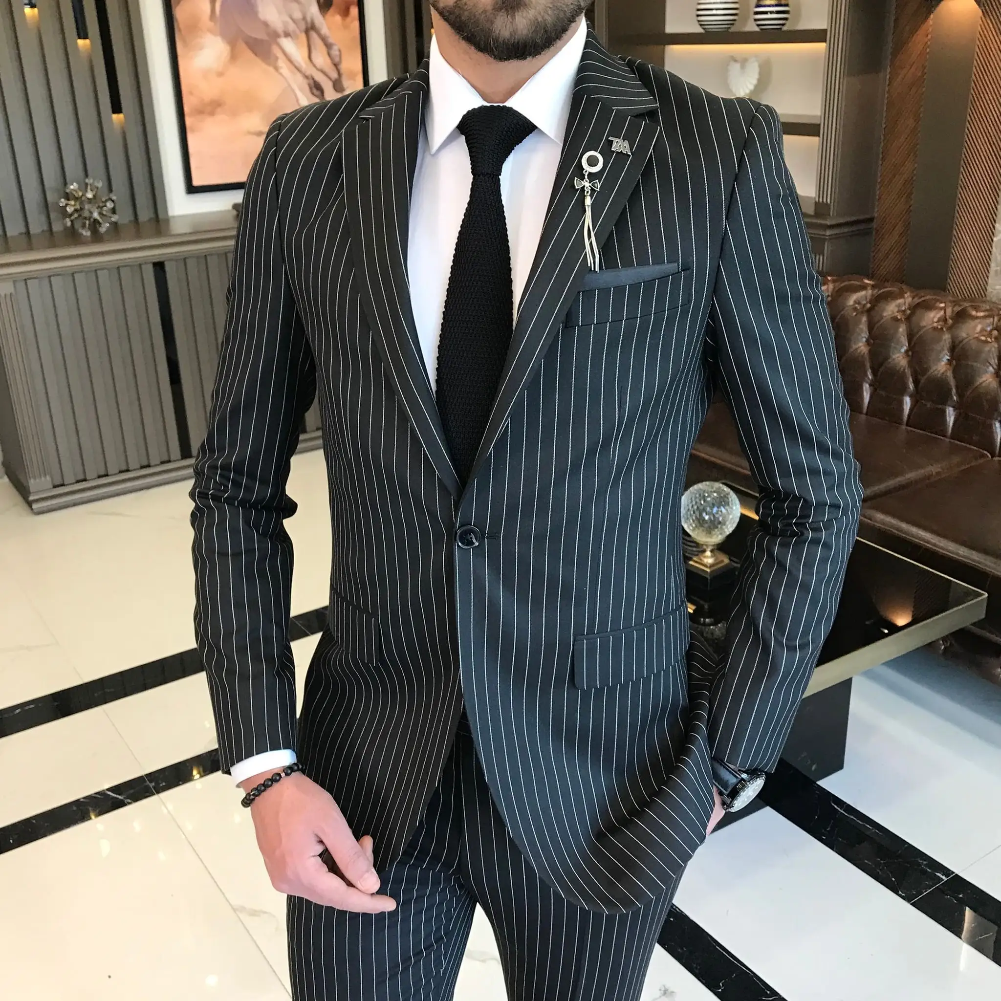 Business Suits High Quality Fabric Brand Men Suits Casual Best Price 3 Color Options from Manufacturer