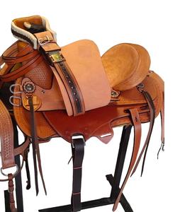 Calidad Premium 100% cuero duradero hecho a mano estilo inglés silla occidental equipo esencial de equitación para ecuestres - Product Image 6