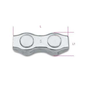 คลิปเชือกลวดเพล็กซ์ชุบสังกะสีแบบ BETA-ROBUR (หลายแพ็ค) - Product Image 2