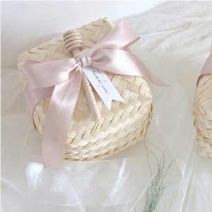 Eco-Friendly Bamboo Gift Box For Christmas Wedding Gift For Table Decor Wholesale Handicraft From Vietnam