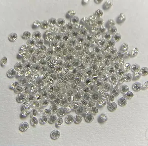 Diamanti sciolti naturali bianchi da 1.0mm a 4.0 MM di dimensioni 100% naturali, diamanti sciolti a forma di stella, diamanti sciolti all'ingrosso