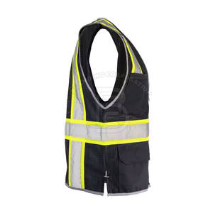 Chaquetas de Seguridad Reflectantes Impermeables Hechas a Medida, Sin Mangas, de Alta Visibilidad, Chaquetas de Seguridad Más Vendidas - Product Image 3