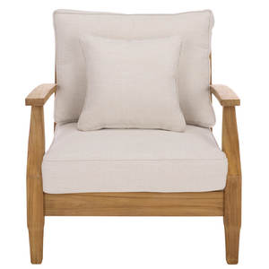 Sillón Clairmont de madera de teca para patio, muebles de exterior elegantes para comodidad y estilo - Product Image 5