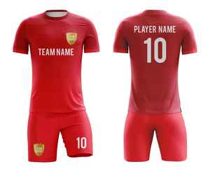 Uniformes de football personnalisés haut de gamme 2026 |   Tenues de football respirantes à impression numérique OEM |   Maillots légers à manches courtes coupe ajustée - Product Image 3