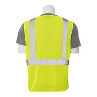 Gilet de sécurité haute visibilité vert lime 6XL respirant et imperméable en polyester recyclé léger de haute qualité avec fermeture éclair pour marque privée