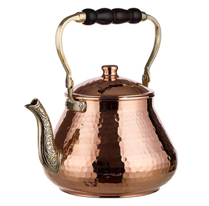 Nuevo y Elegante Percolador de Cobre con Acabado de Cobre, Tetera Grabada a Mano para Servir Café, Té y Desayuno, Venta al por Mayor de Artículos Metálicos Calientes - Product Image 4