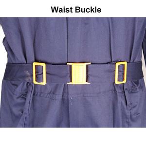 Custom Solid Color Long Sleeve One-piece <b>Silver</b> Strip Reflective Strip Cotton Work Clothes - Product Image 4