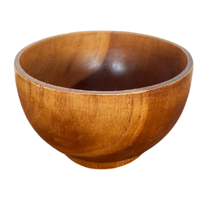 Juego de Ensaladeras de Madera de Acacia de Alta Calidad, Elegantes Tazones Redondos, Diseño Ecológico Desechable, Personalizado para Bodas, Estilo Moderno - Product Image 3