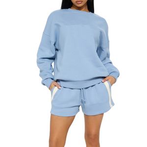 Nouvel ensemble 2 pièces de haute qualité pour femme – Tenue décontractée tendance t-shirt et short pour l'été – Vêtements de mode abordables 2026 - Product Image 1