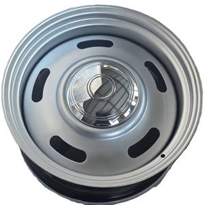 Nuovo Cerchio Rally Argento da 20 Pollici 20x8 20x9 20x10 PCD 5x108 5x114.3 5x120.65 5x127 5x139.7 6x139.7 Cerchio Classico in Acciaio - Product Image 1