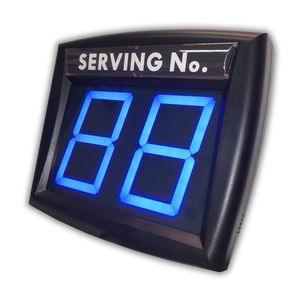 Sistema de Gestión de Filas para Exteriores con Pantalla LED Azul de 2 Dígitos, Llamada Remota Inalámbrica para Tiendas, Oficinas, Farmacias, Brillo de 1000cd - Product Image 2