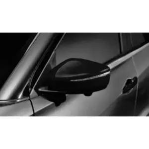 Coques de rétroviseurs noires sans clignotants pour Nissan Kicks 2018-2021 - Product Image 1