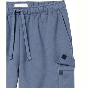 Haute qualité personnalisé sérigraphie polaire Joggers hommes jambe large pantalons de survêtement Baggy empilé évasé hommes pantalon lavé - Product Image 5