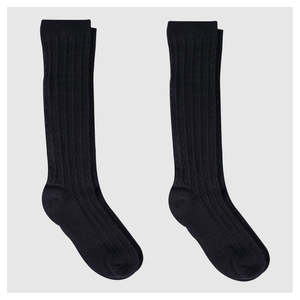 Girls Knee-High Casual <b>Socks</b> <b>Cat</b> Jack 2-Pack Black Size S Disposable Breathable Print <b>Socks</b> for Daily Use Suitable for All - Product Image 1