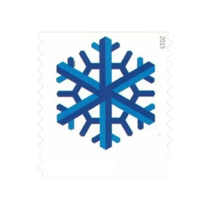 Creative Geometric Snowflake Pattern Stickers – Americana-Style Stamps, Scrapbook Decorations, and Phone Case <b>Decals</b> - Product Image 2