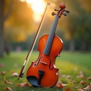 Violon d'étude 4/4 taille complète avec archet et étui pour débutants - Product Image 3