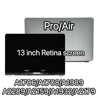 Assemblée d'affichage d'écran d'affichage à cristaux liquides d'ordinateur portable pour MacBook Retina 13 A1706 A1708 A1989 A2159 A2251 A2337 A2338 A1707