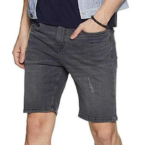 Pantalones cortos de mezclilla para hombre, transpirables, ecológicos, estilo informal único, todos los colores, cintura media, corte recto, superventas de 2025 - Product Image 1