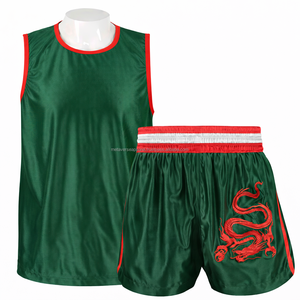 Jiu Jitsu Uniform <b>Ring</b> Ready Set Wide Waistband Shorts Stretch Mobility Panels Kung Fu Martial Arts Wear 100% Polyester - Product Image 6