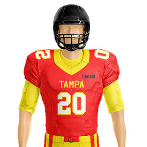 El mejor diseño de manga corta para hombre, conjunto de uniforme de excelente calidad, camisetas de fútbol americano, camiseta de fútbol americano - Product Image 4