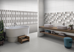Solución de Revestimiento de Paredes con Azulejos de Porcelana Esmaltada Tallada de Gran Formato 600x1200 de Lujo para Exteriores de Edificios Comerciales - Product Image 3