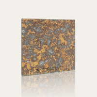 Miroir architectural texturé antique, personnalisable sur mesure, en verre massif formé au four, avec revêtement en tissu et vitrage teinté, pour mur rideau, entrée et salle à manger