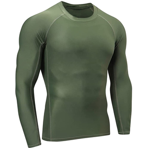 เสื้อกีฬาแบบสั่งทำสำหรับผู้ใหญ่ทุกเพศเสื้อป้องกันผดผื่น MMA และกางเกงขาสั้นระบายอากาศได้ดี - Product Image 5