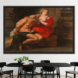 Stampa su tela ispirata a Peter Paul Rubens - Elegante decorazione da parete, 1P: Cornice nera - Product Image 1