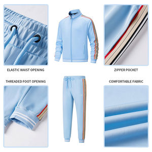 Conjunto Deportivo Unisex 2025, Estilo Regular, Transpirable, de Felpa, Diseño 2 en 1, Cintura Elástica, Manga Larga, Estampado Personalizado - Product Image 4