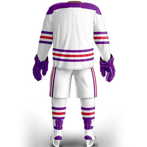 ชุดเสื้อฮอกกี้น้ำแข็งทีมกีฬาคุณภาพสูง โลโก้สั่งทำ ทรงเข้ารูป - Product Image 6