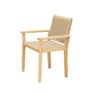 Rope Dining Chair Rubber Wood Fabric Natural Modern Kitchen/ Dining 5-Layer Cartons Export From Vietnam Manufacturer - Product Image 3