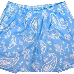 Nouvelle arrivée personnalisé partout Paisley imprimé Vintage hommes Sublimation motif Gymwear Activewear Shorts de baseball pour hommes - Product Image 1