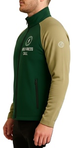Sweat-shirts à capuche personnalisés haute performance à 3 couches avec fermeture éclair et tissu polaire pour la randonnée hivernale, vêtements de travail et de sport, logo personnalisé - Product Image 3