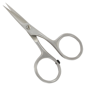 Ciseaux de montage de mouches 4 "en acier inoxydable noir lames à bords tranchants ciseaux de pêche à la mouche - Product Image 3