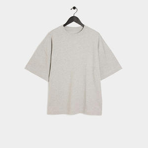 T-shirt graphique de luxe épais de 250g pour hommes, 100% coton, épaules tombantes, design surdimensionné avec col confortable - Product Image 4