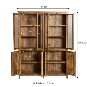 Aparador de madera de mango Lisandro - Product Image 2