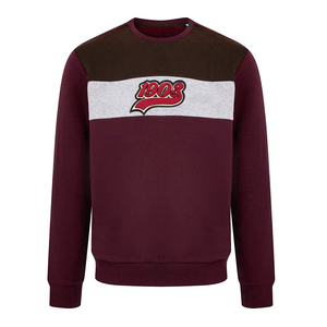 Stylish Men's O-Neck Sweatshirt Pullover Polyester/Cotton Breathable Quick Dry Winter Outdoor Fashion Wear Shanelle Embroidery - Product Image 2
