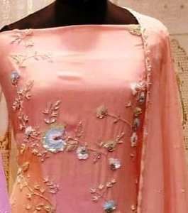 Diseñador moderno sin coser bordado a mano Organza indio pakistaní desgaste del partido trajes mujeres moda-adelante estilo tradicional - Product Image 2