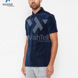Hombres elegantes para camisetas de polo Bordado personalizado 100% Algodón Colección de diseñadores de talla grande de alta calidad - Product Image 3