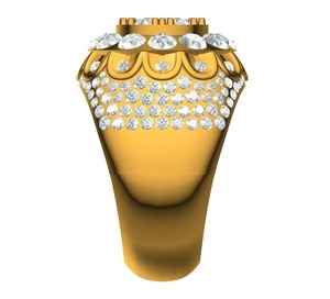 Hot Selling VVS Moissanite 925 Sterling <b>Silver</b> Engagement <b>Ring</b> Yellow Gold Plated IGI Certified Wedding Fine Unisex Gift <b>for</b> <b>Men</b> - Product Image 4