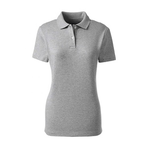 Marca personalizada de color sólido de secado rápido liso para camiseta de polo para mujer estilo casual patrón a cuadros suministrado de fábrica de golf en blanco - Product Image 6