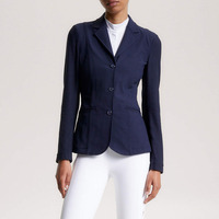 Chaqueta de Equitación para Competición Ecuestre, de Alta Calidad, Color Personalizado, Talla Personalizable, Cómoda, de Algodón, para Mujer