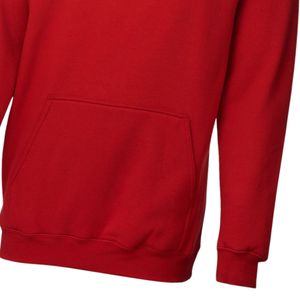 Sudadera con Capucha Roja Unisex, Sudadera con Capucha Lisa de Felpa de Algodón Premium, Ropa de Invierno, Estilo Urbano Informal, Corte Regular, Venta al por Mayor - Product Image 5