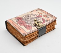 Acheter un journal en cuir, un carnet, un livre de sorts, un grimoire, un journal imprimé, un journal pour les amoureux du tarot, un journal spirale gothique, un journal pour les amoureux des crânes