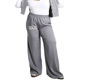 กางเกงวอร์มผู้หญิงระบายอากาศได้ดี ป้องกันรอยยับ ซับเหงื่อ พิมพ์ลายนูน 3 มิติ แบบสั่งทำได้ ผ้าฝ้ายเรียบ สไตล์สปอร์ต - Product Image 1