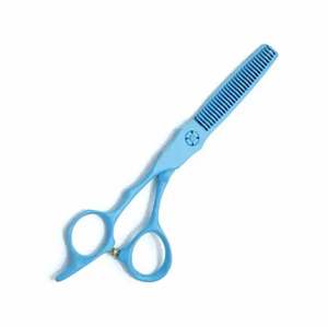 Tijeras de adelgazamiento del cabello de acero y Metal con tornillo elegante personalizado, tijeras de peluquería de belleza, cómodo reposapiés de acero inoxidable - Product Image 2