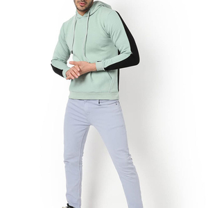 Sweat à capuche léger en coton et polyester de haute qualité, personnalisable, pour homme, style streetwear, avec logo OEM, sweats décontractés sur mesure - Product Image 5