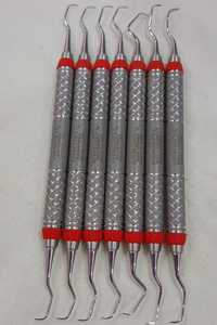 Escaladores dentales Curettes Gracey Juego de 7 piezas con mango 9 # CE Certificado Clase II Instrumento manual - Product Image 4